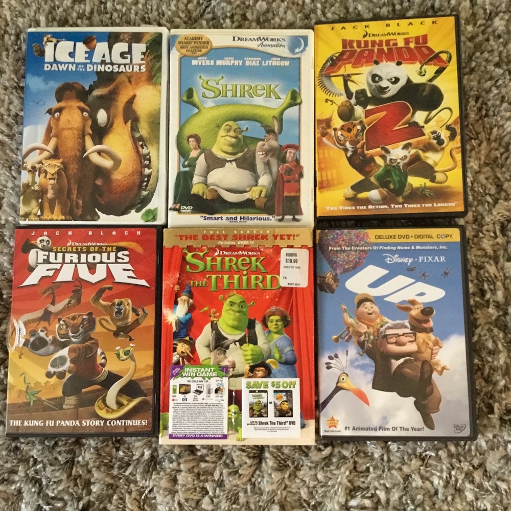 DVDs. Bundle of 6.